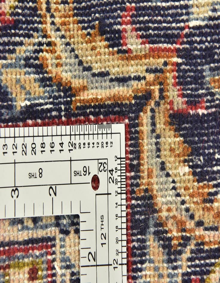 Detail image of  9' 7 x 12' 8  Hand Knotted Isfahan Persian Wool Rug