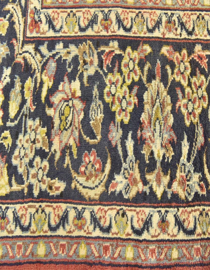 Detail image of  9' 7 x 12' 8  Hand Knotted Isfahan Persian Wool Rug