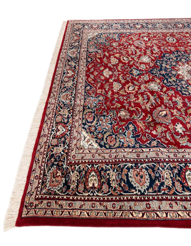 Detail image of  8' 9 x 12' 1  Hand Knotted Isfahan Wool Rug