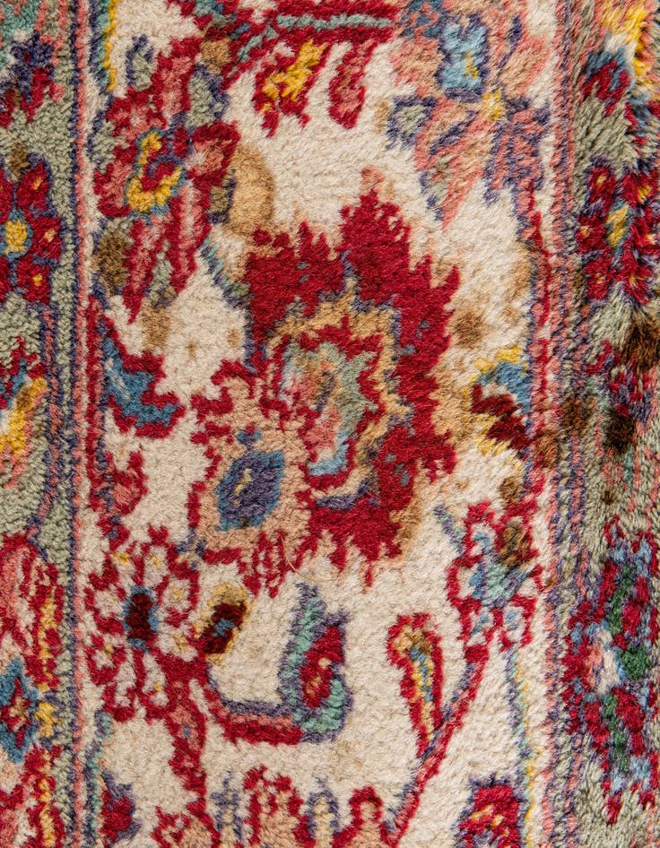 Detail image of  8' 2 x 11' 6  Hand Knotted Isfahan Wool Rug