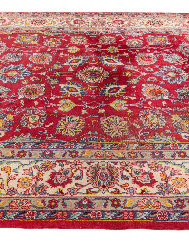 Detail image of  8' 2 x 11' 6  Hand Knotted Isfahan Wool Rug