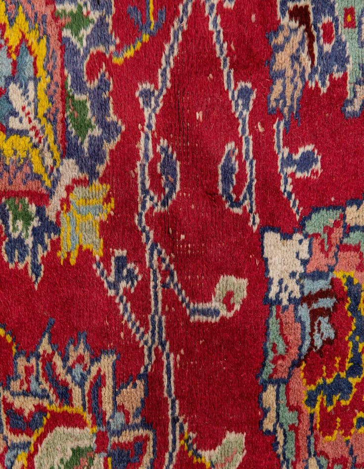 Detail image of  8' 2 x 11' 6  Hand Knotted Isfahan Wool Rug