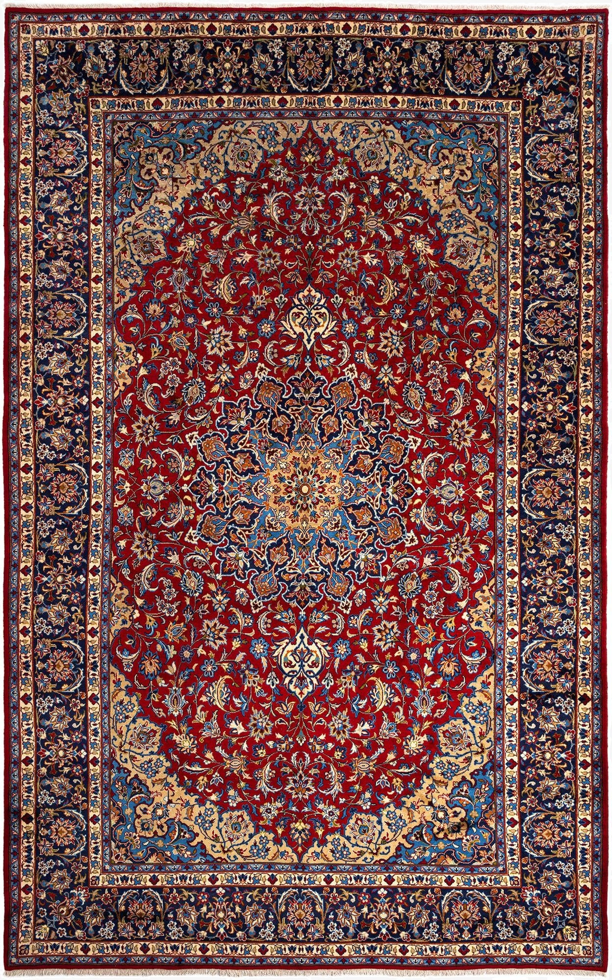  9' 9 x 15' 10 Isfahan Wool Rug