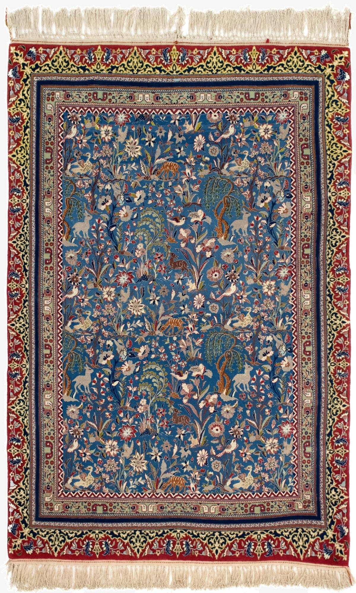  3' 5 x 5' 1 Isfahan Rug