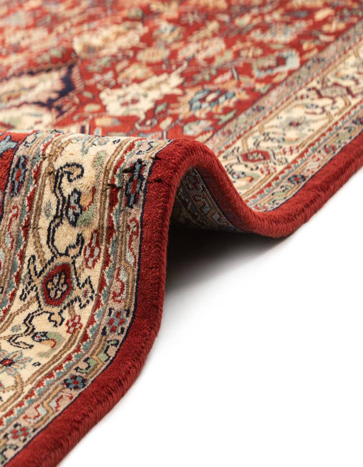 Detail image of  4' 2 x 6' 6  Hand Knotted Jaipur Agra Wool Rug