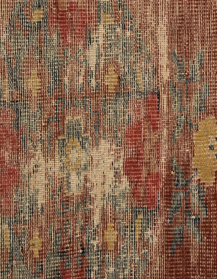 Detail image of  4' 4 x 7'  Hand Knotted Jaipur Agra Wool Rug