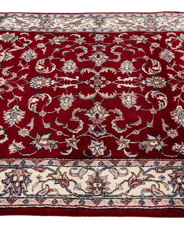 Detail image of  4' x 6'  Hand Knotted Jaipur Agra Wool Rug