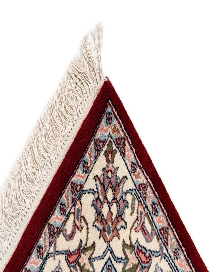 Detail image of  4' x 6'  Hand Knotted Jaipur Agra Wool Rug