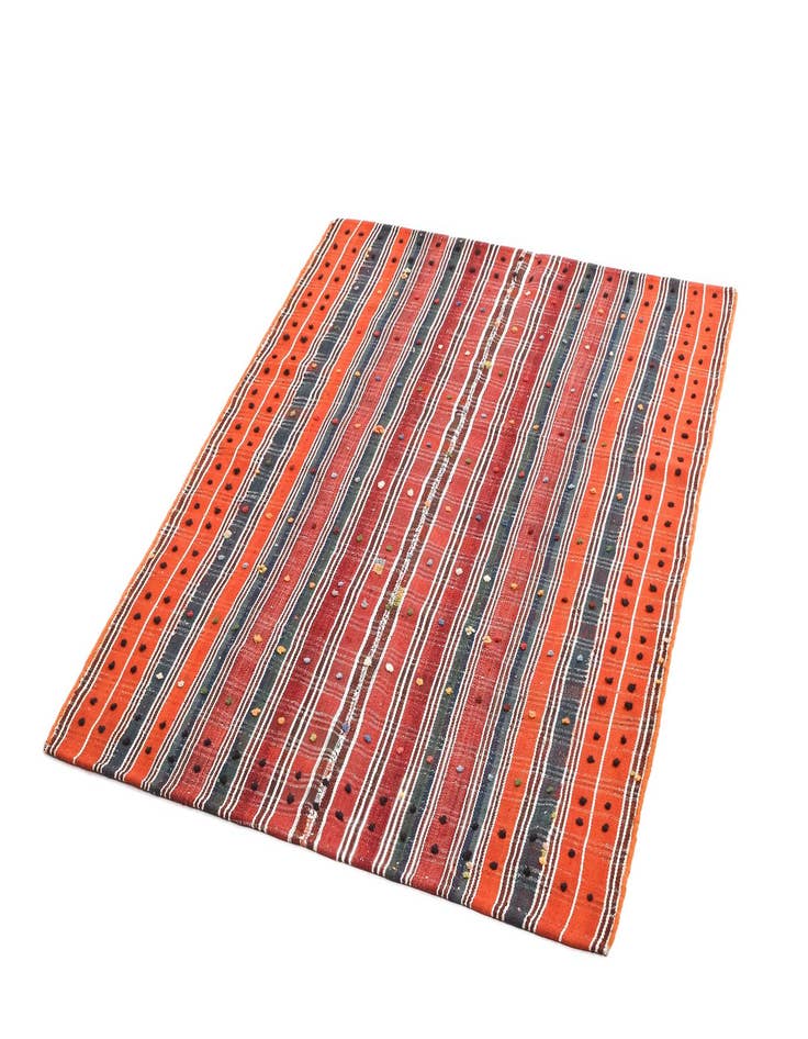 Detail image of  4' 7 x 5' 11 Jajim Rug