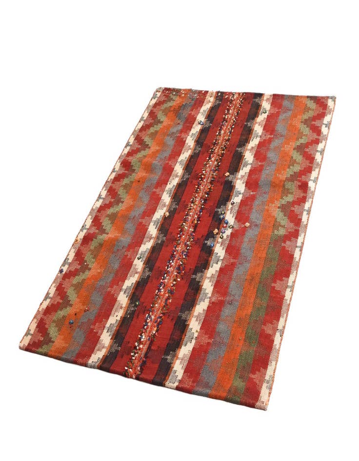 Detail image of  4' 5 x 6' Jajim Rug