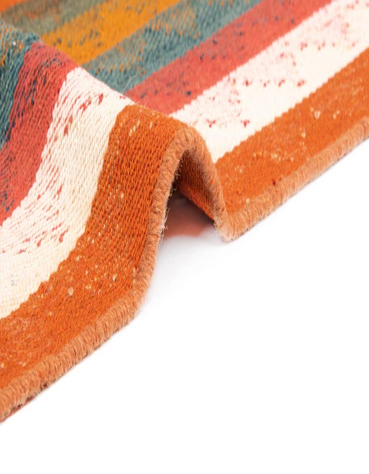 Detail image of  4' 10 x 6' Jajim Wool Rug