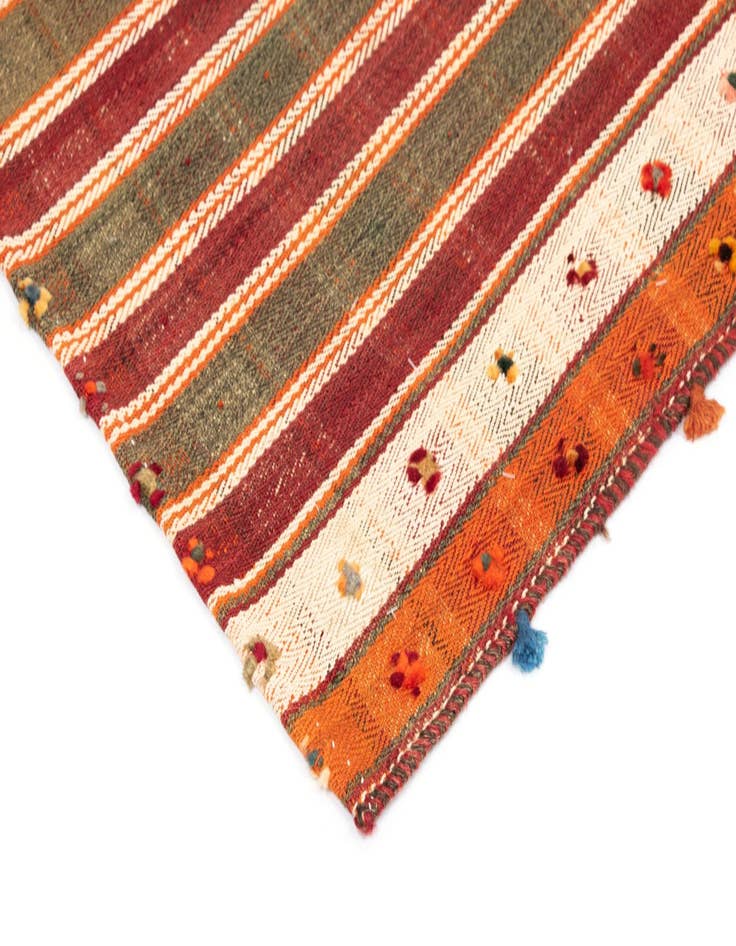 Detail image of  4' 9 x 6' 3 Jajim Wool Rug