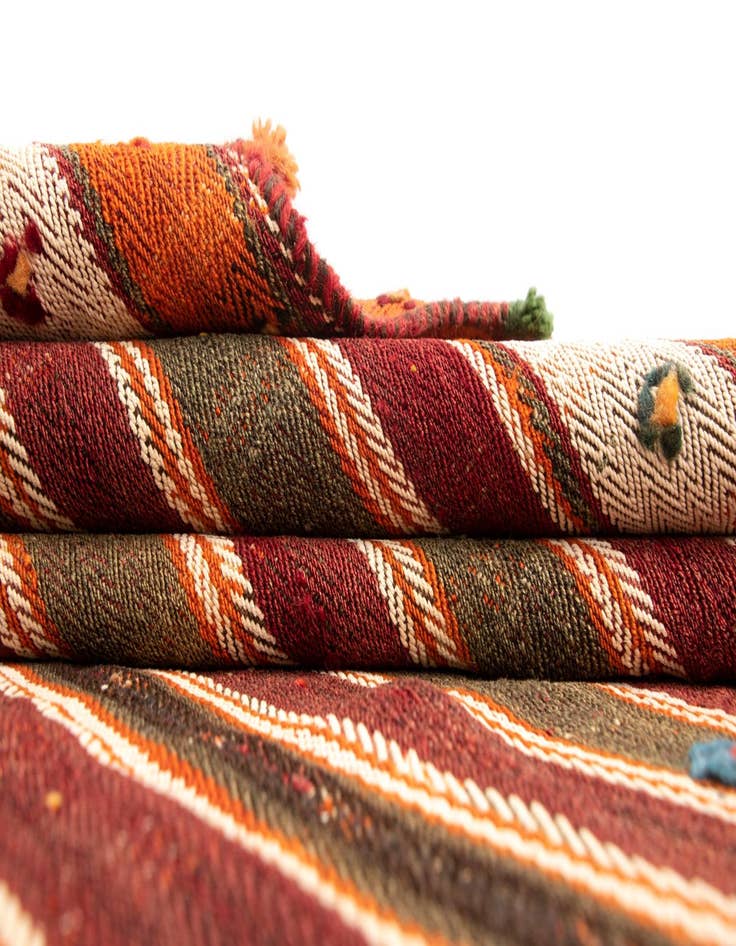 Detail image of  4' 9 x 6' 3 Jajim Wool Rug