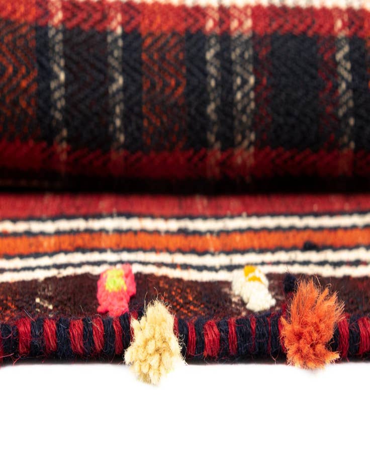 Detail image of  4' 10 x 7' Jajim Wool Rug