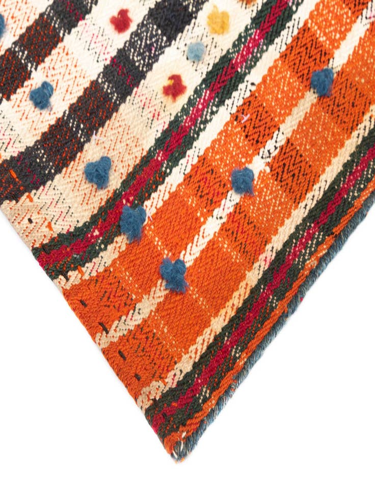 Detail image of  4' 9 x 7' 3 Jajim Wool Rug