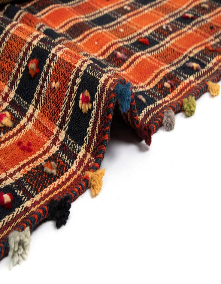 Detail image of  4' 11 x 7' 1 Jajim Wool Rug