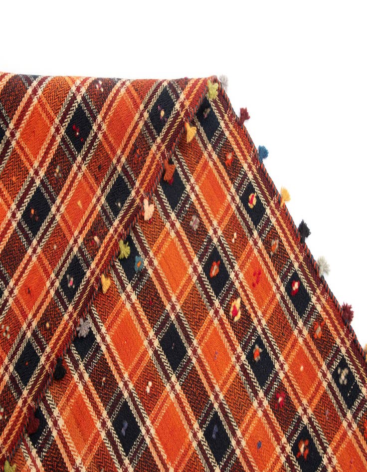 Detail image of  4' 11 x 7' 1 Jajim Wool Rug