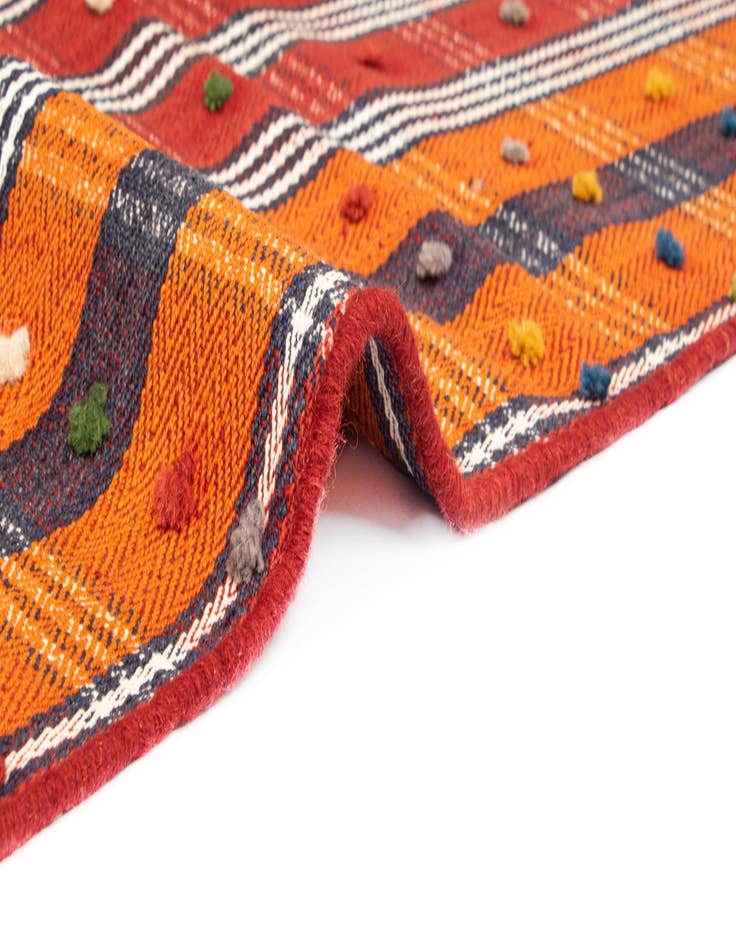 Detail image of  4' 9 x 7' 3 Jajim Wool Rug