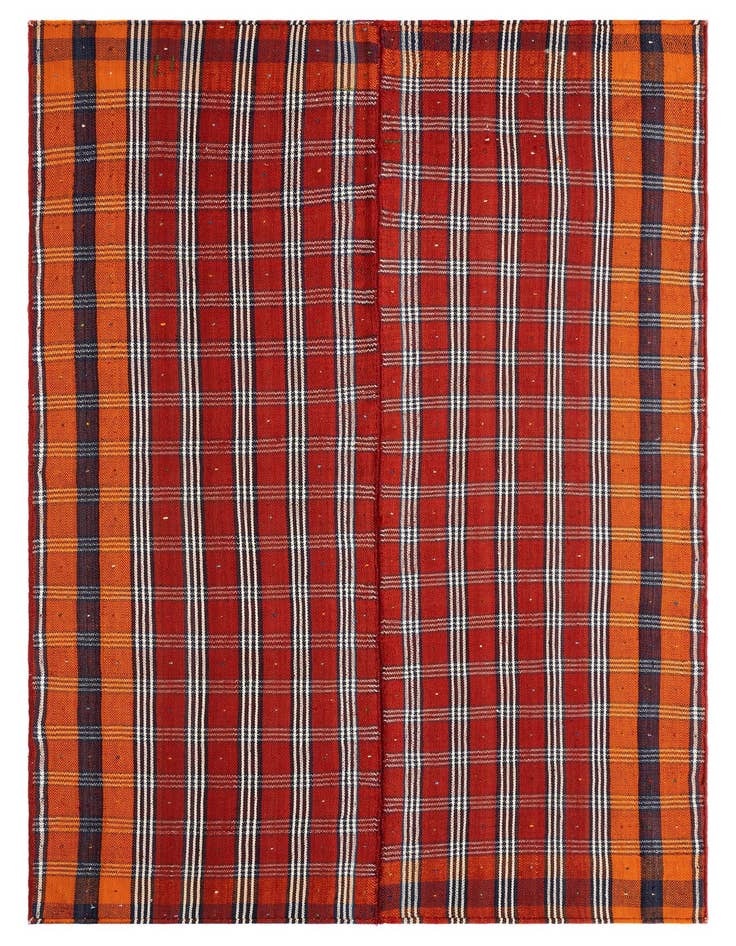 Detail image of  4' 9 x 7' 3 Jajim Wool Rug