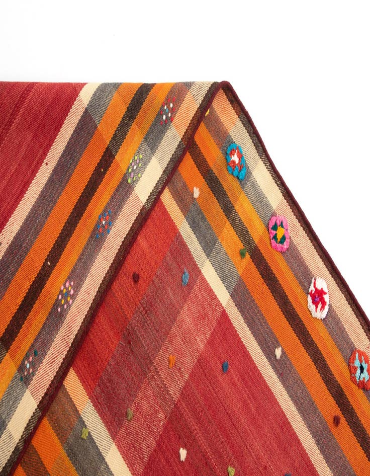 Detail image of  4' 10 x 7' 1 Jajim Wool Rug