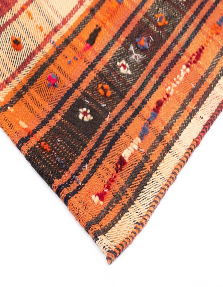 Detail image of  4' 11 x 7' Jajim Wool Rug