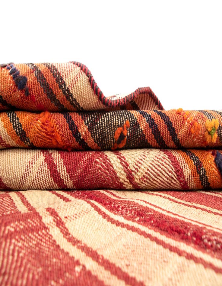 Detail image of  4' 11 x 7' Jajim Wool Rug