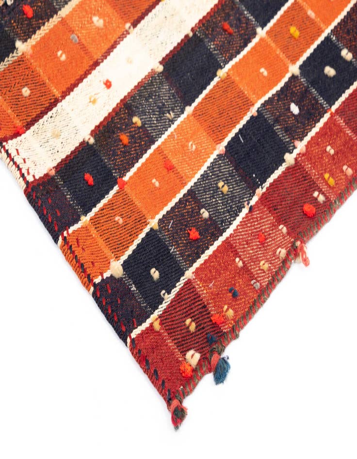 Detail image of  4' 6 x 7' 10 Jajim Wool Rug