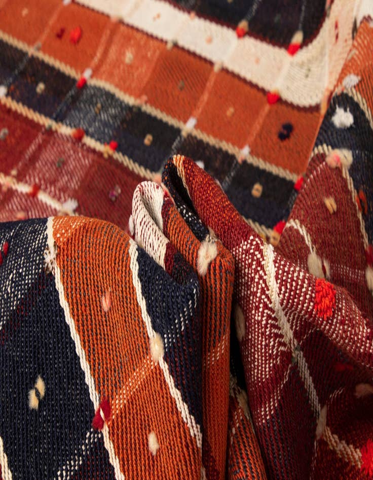 Detail image of  4' 6 x 7' 10 Jajim Wool Rug