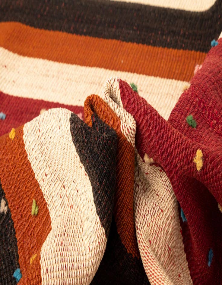 Detail image of  4' 7 x 7' 11 Jajim Wool Rug
