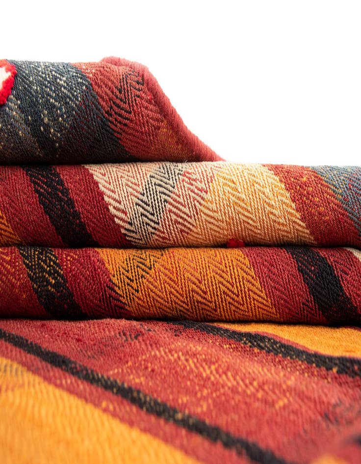 Detail image of  5' 1 x 7' 6 Jajim Wool Rug