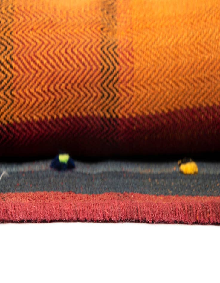 Detail image of  5' 1 x 7' 6 Jajim Wool Rug