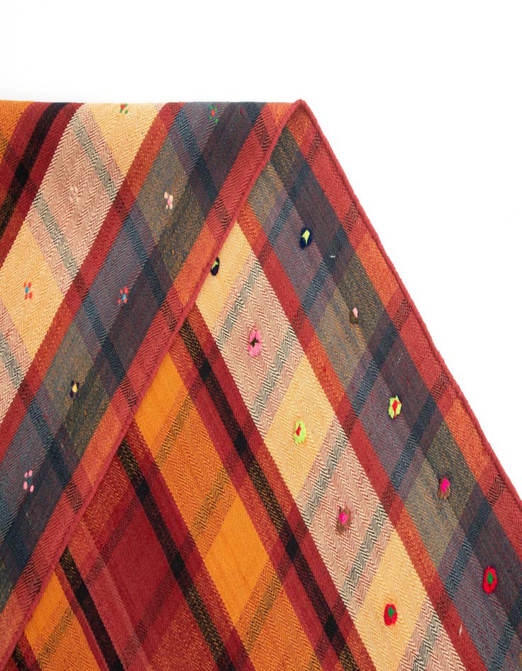 Detail image of  5' 1 x 7' 6 Jajim Wool Rug