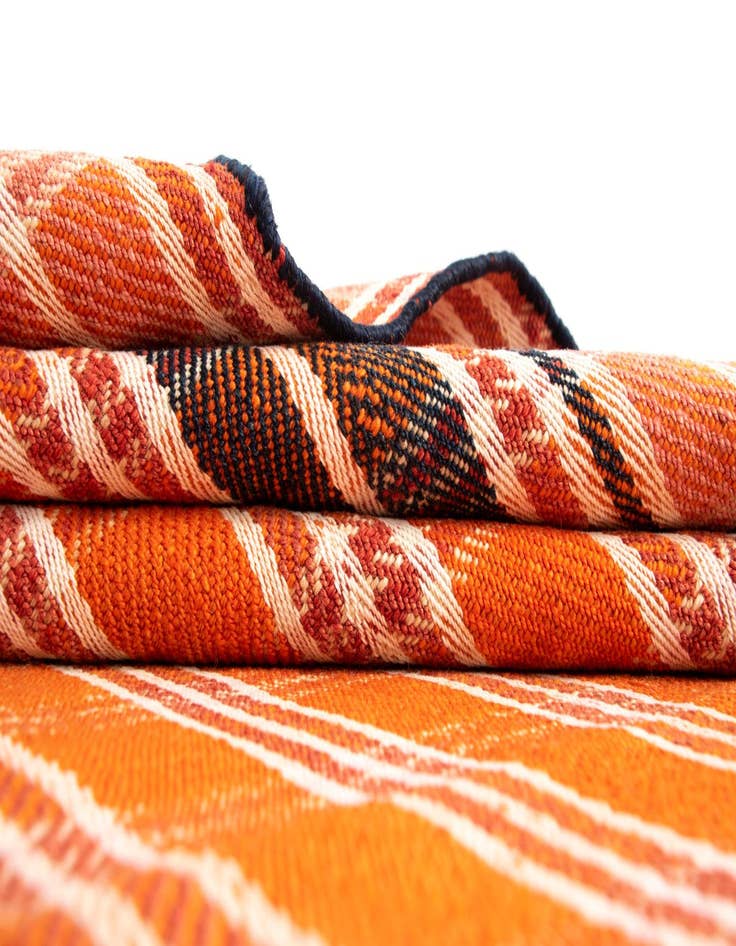 Detail image of  4' 9 x 8' 1 Jajim Wool Rug