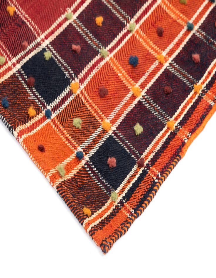 Detail image of  4' 10 x 8' 8 Jajim Wool Rug