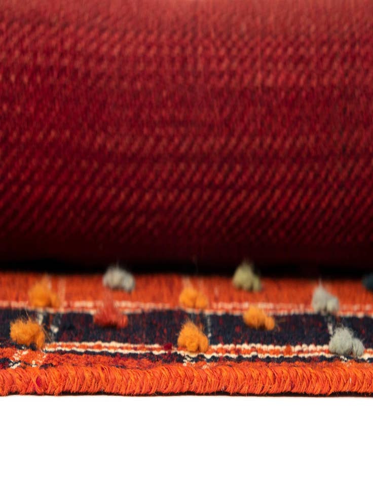 Detail image of  4' 10 x 8' 8 Jajim Wool Rug