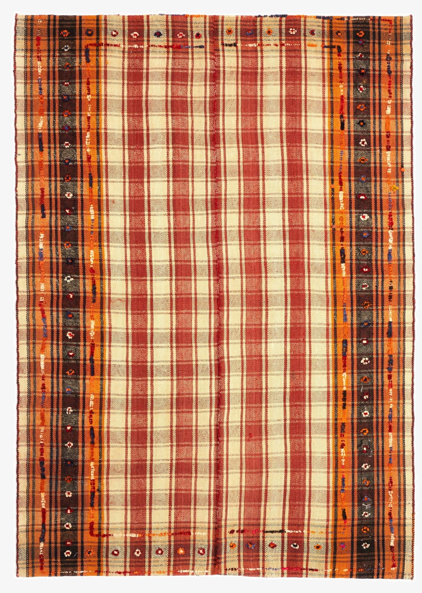  4' 11 x 7' Jajim Wool Rug