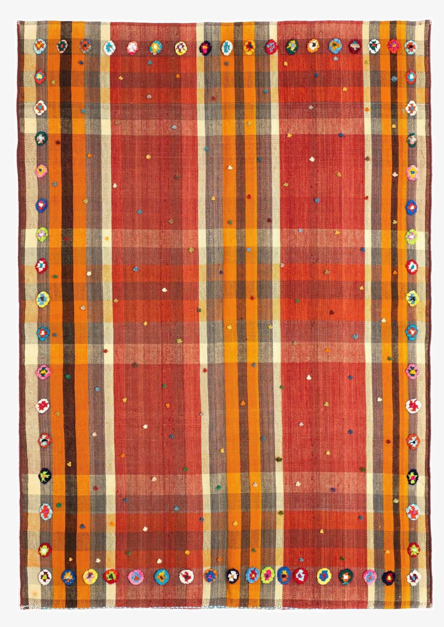  4' 10 x 7' 1 Jajim Wool Rug