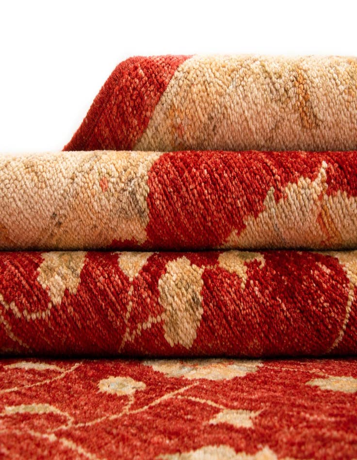 Detail image of  5' 9 x 7' 7 Kaizar Wool Rug