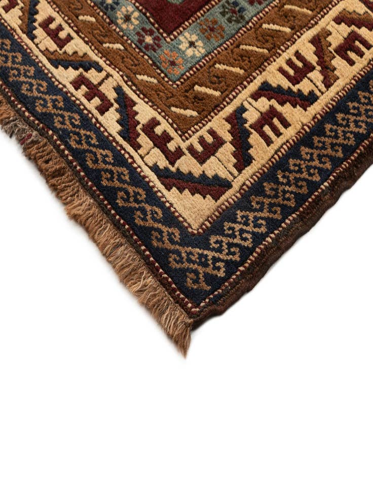 Detail image of  4' 9 x 7' 2  Hand Knotted Kars Wool Rug