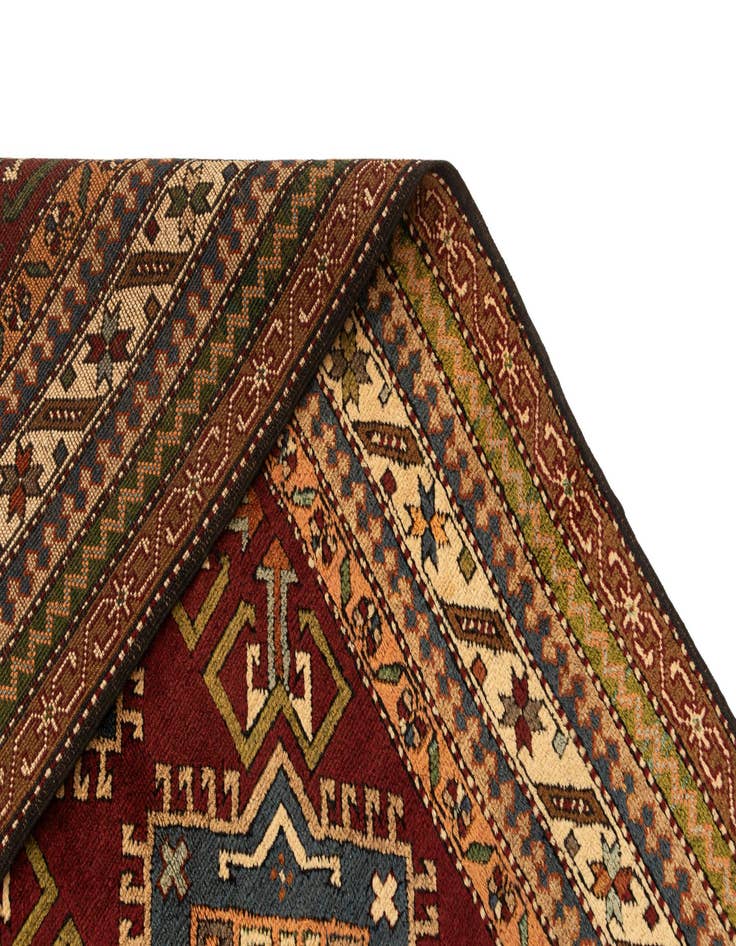 Detail image of  4' 1 x 6' 4  Hand Knotted Kars Wool Rug