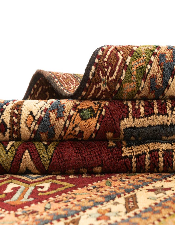 Detail image of  4' 1 x 6' 4  Hand Knotted Kars Wool Rug