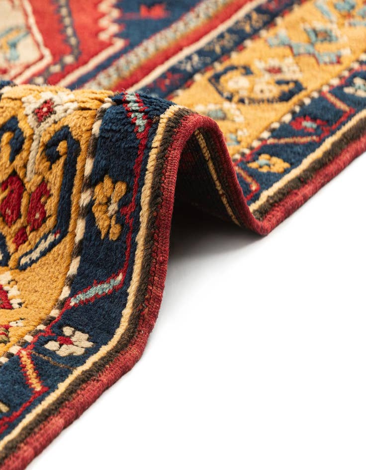 Detail image of  4' x 7'  Hand Knotted Kars Wool Rug