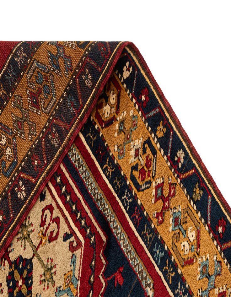 Detail image of  4' x 7'  Hand Knotted Kars Wool Rug