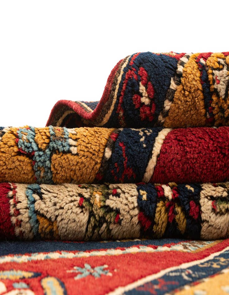 Detail image of  4' x 7'  Hand Knotted Kars Wool Rug