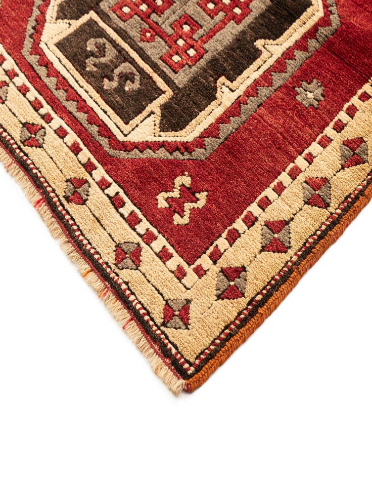 Detail image of  3' 3 x 6' 1  Hand Knotted Kars Wool Rug