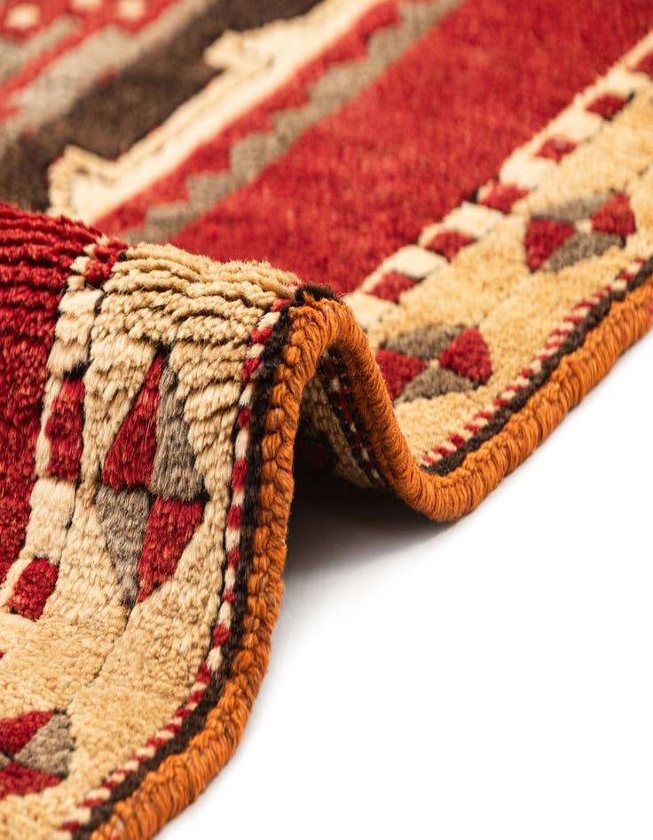 Detail image of  3' 3 x 6' 1  Hand Knotted Kars Wool Rug