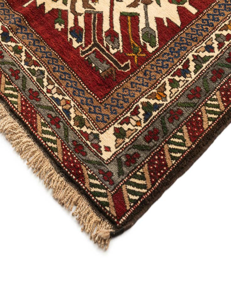 Detail image of  4' 2 x 6' 9  Hand Knotted Kars Wool Rug