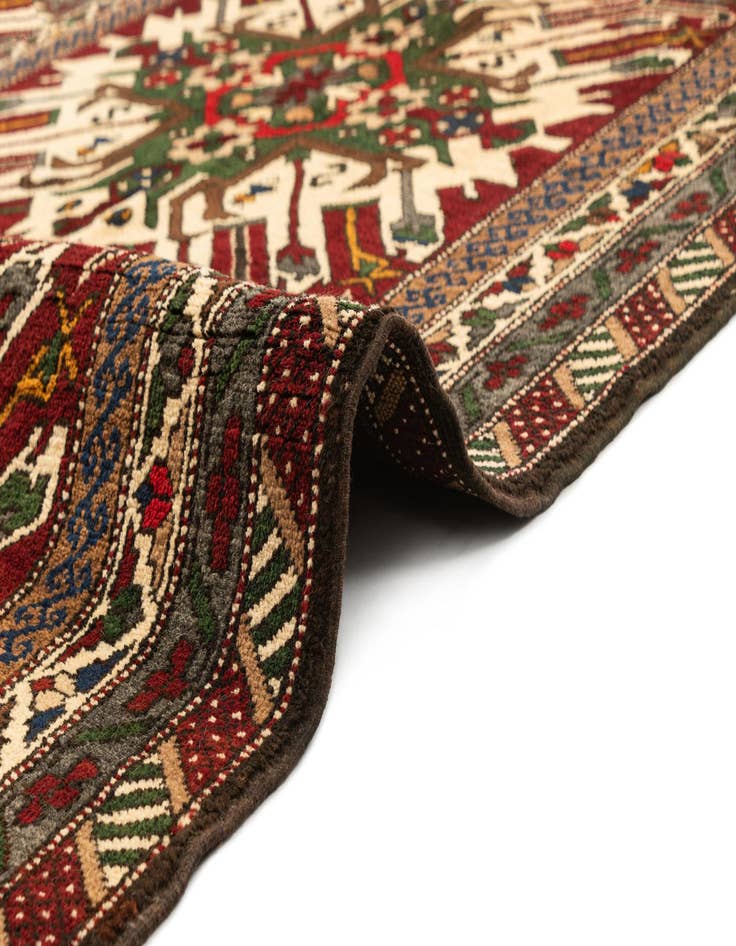 Detail image of  4' 2 x 6' 9  Hand Knotted Kars Wool Rug