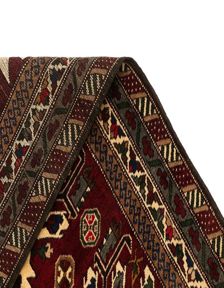 Detail image of  4' 2 x 6' 9  Hand Knotted Kars Wool Rug