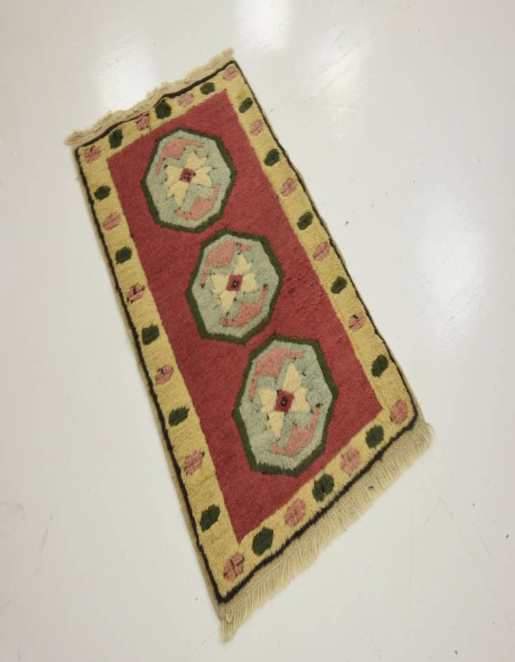 Detail image of  1' 10 x 3' 1  Hand Knotted Kars Wool Rug